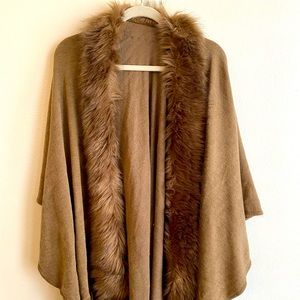 Cozy sweater/poncho style